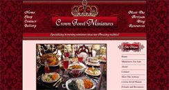 Desktop Screenshot of crownjewelminiatures.com
